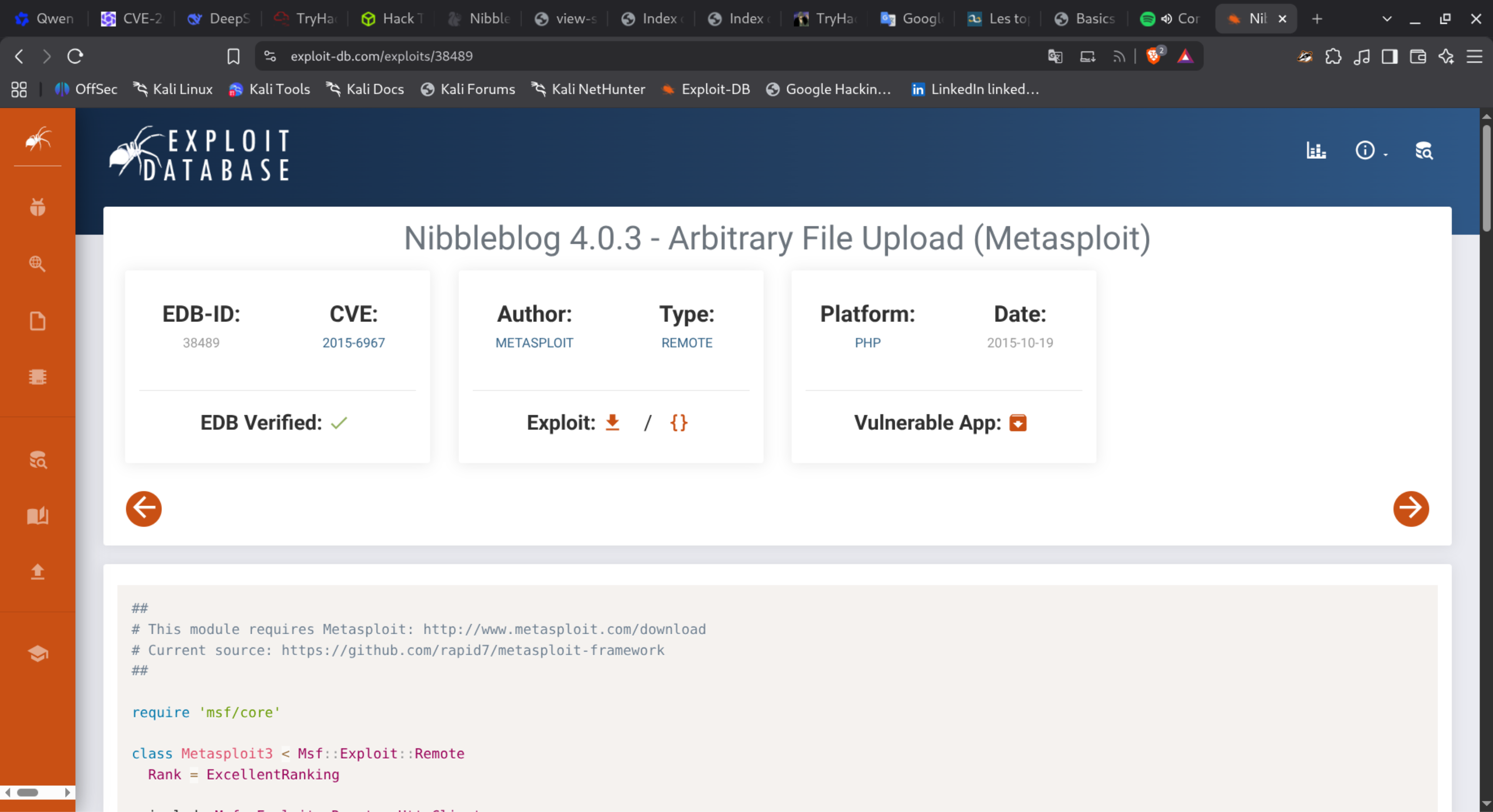 Exploit DB