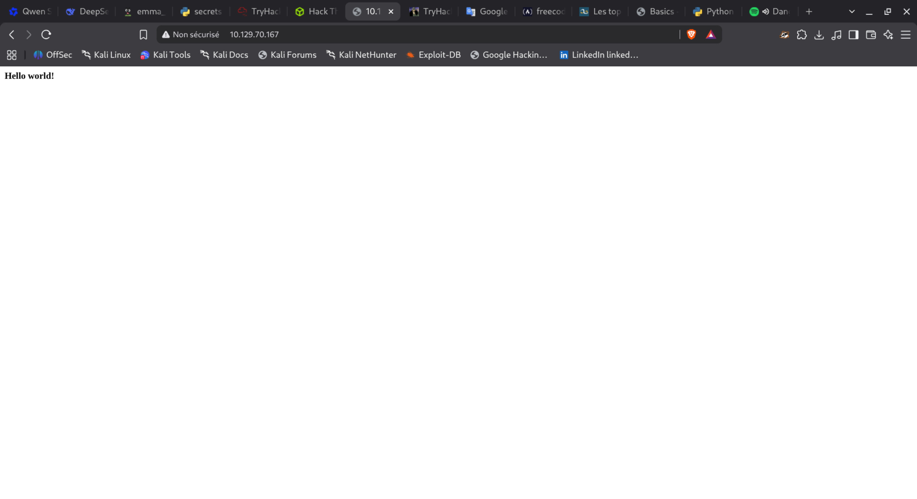 home page