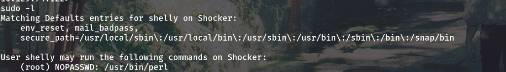 sudo l